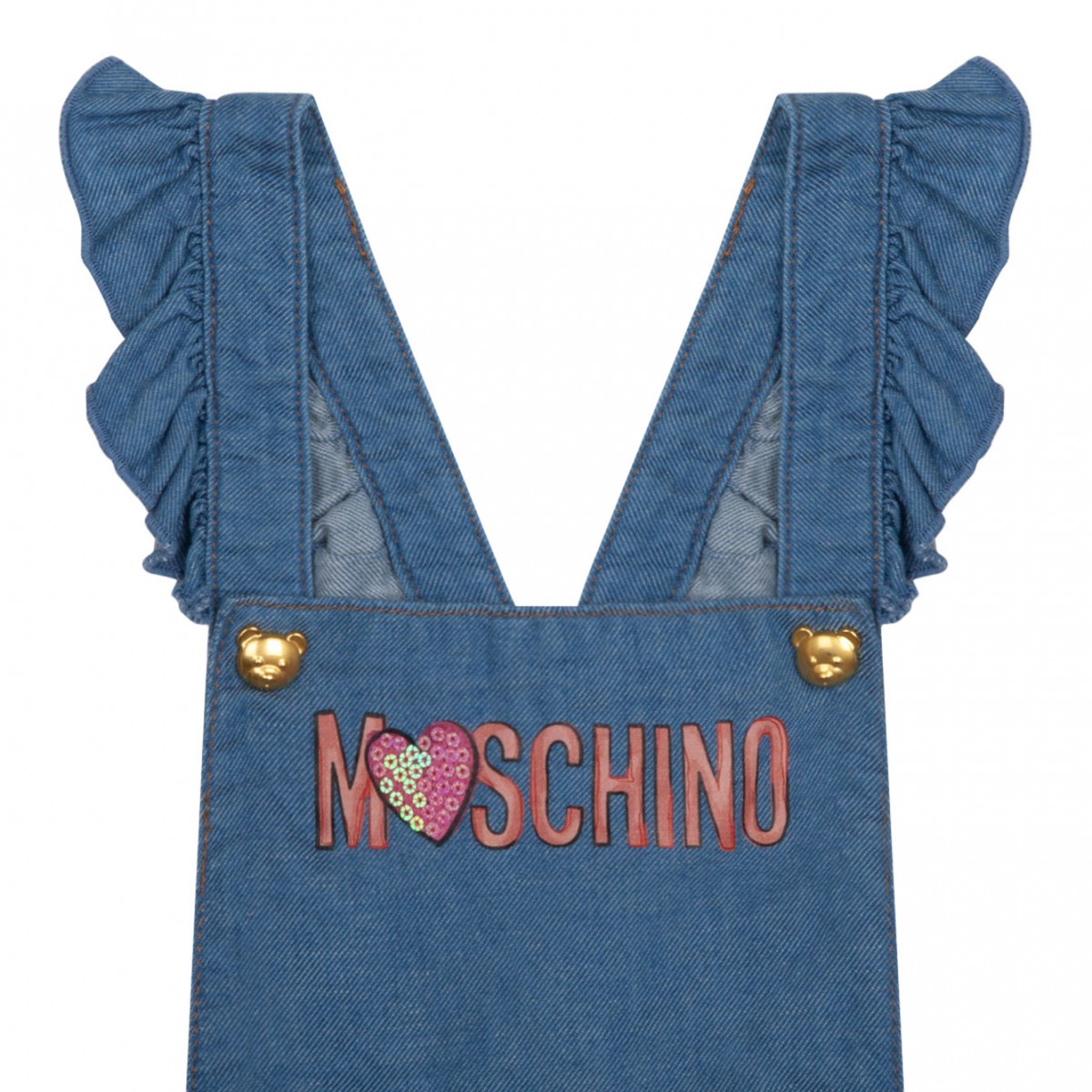 Moschino Denim Overall Dress