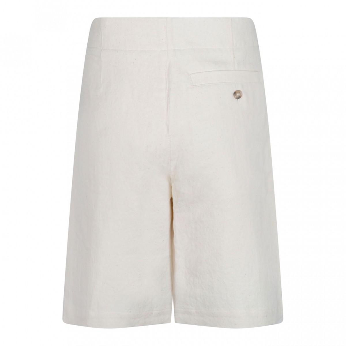 Cream Bermuda Shorts