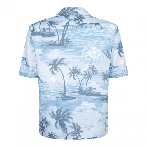 Indigo Blue Bowling Shirt 2