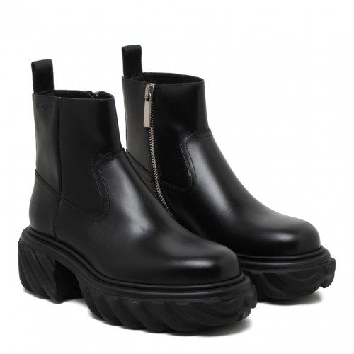 Black Exploration Motor Boots