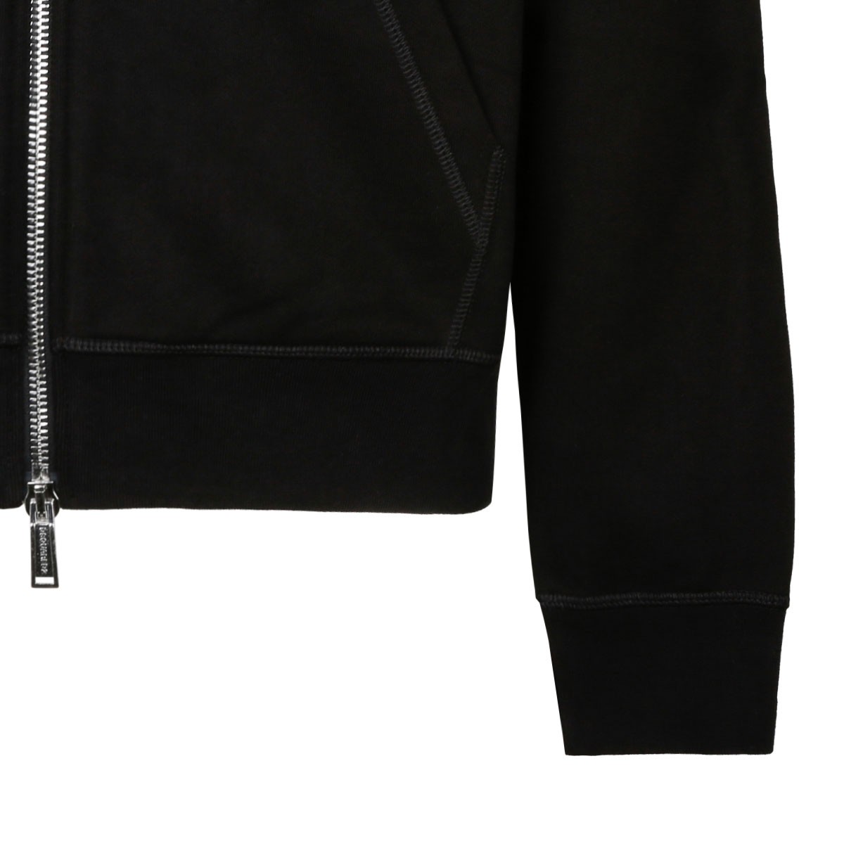 Black Full Zip Hoodie