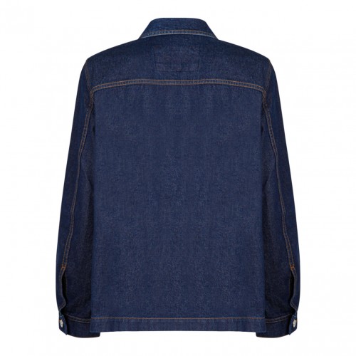 Maison Kitsun Indigo Workwear Denim Jacket 2