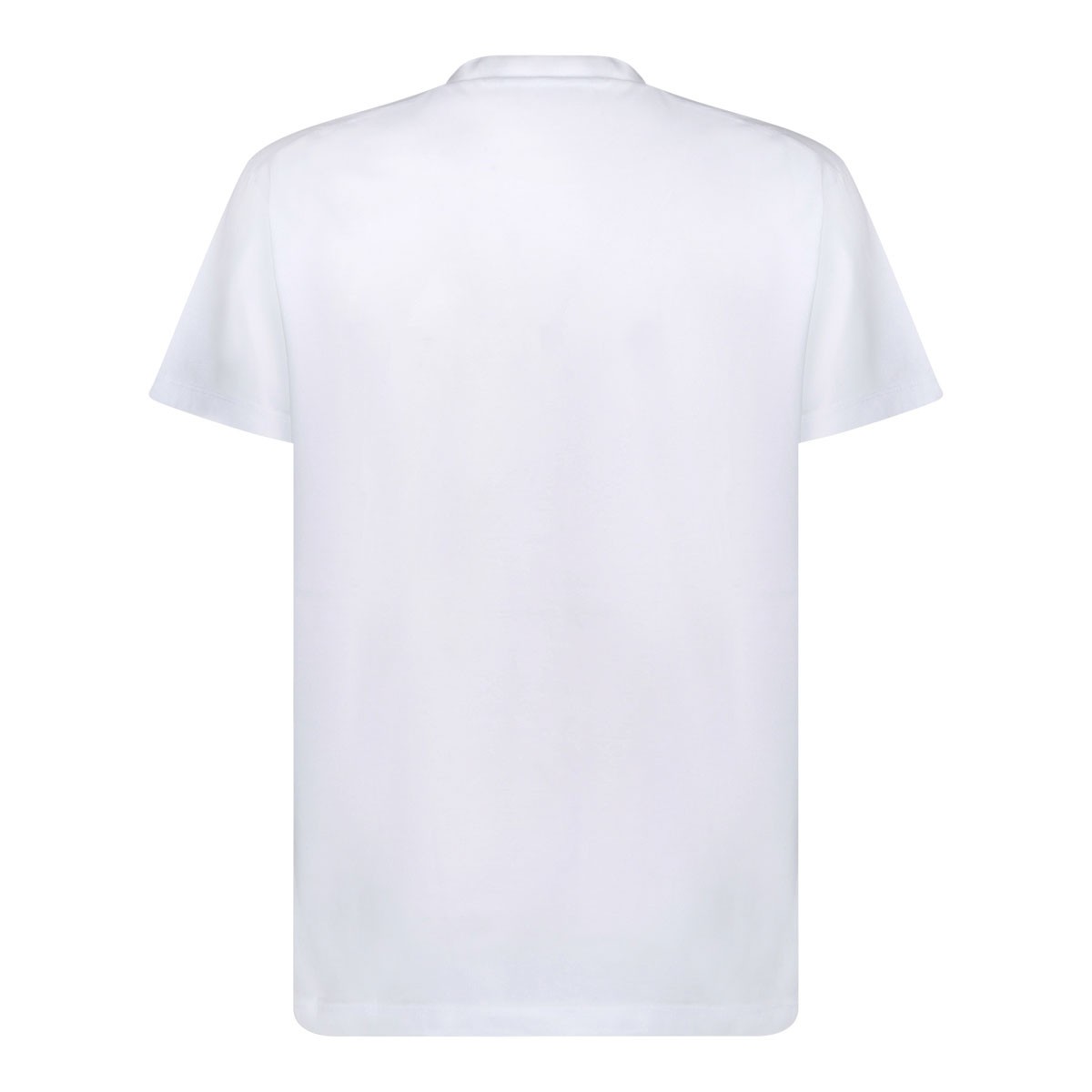 White Logo Print T-Shirt