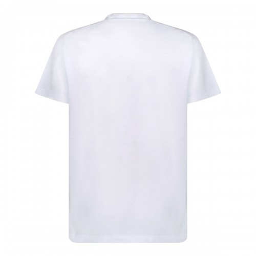 White Logo Print T-Shirt