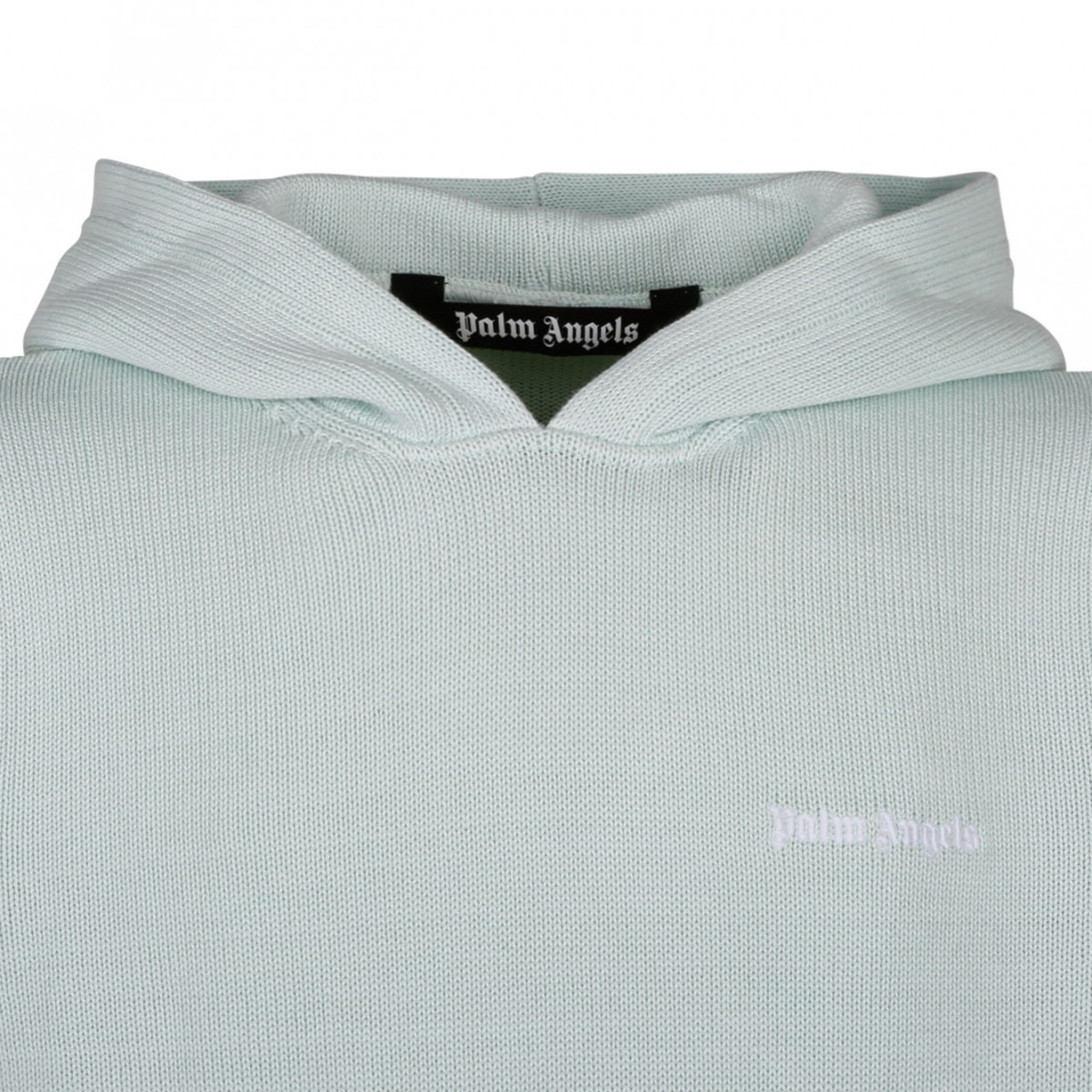 Palm Angels Mint Cotton Hoodie