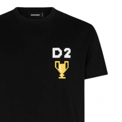 Black Logo Print T-Shirt