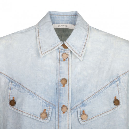 Blue Denim Shirt