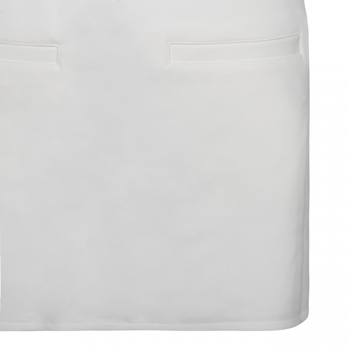 Courreges White Twist Heritage Crepe Dress