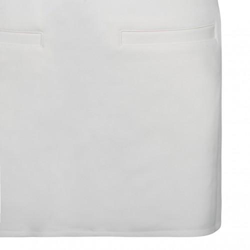 Courreges White Twist Heritage Crepe Dress