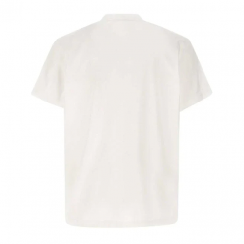 White Logo Print T-Shirt 2