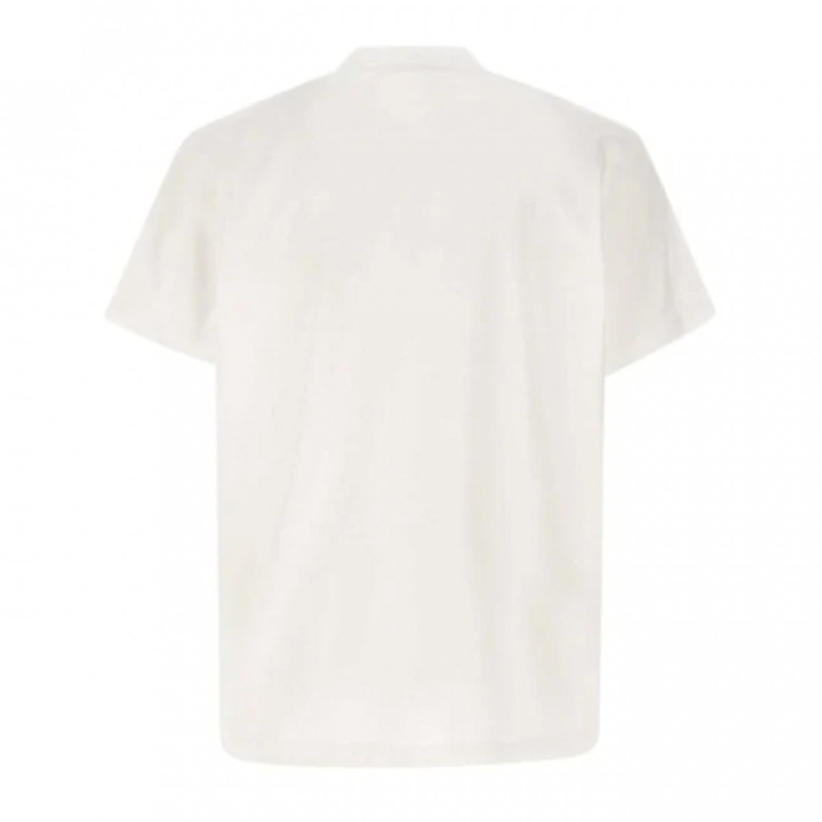White Logo Print T-Shirt