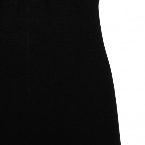Michael Kors Black Knitted Midi Dress