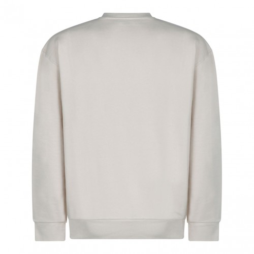 JW Anderson Beige Logo Embroidered Sweatshirt 2
