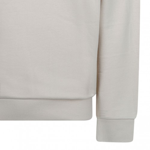 JW Anderson Beige Logo Embroidered Sweatshirt