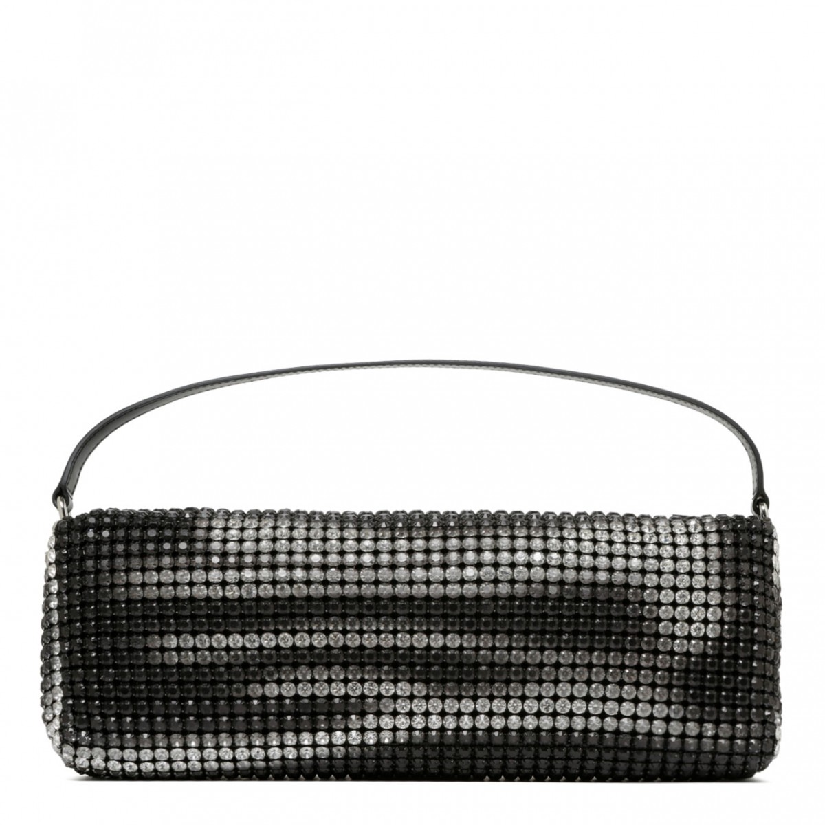 Black Recatngula Rhinestones Bag