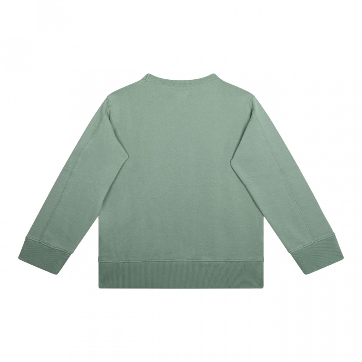Light Green Logo Print Sweatshirt