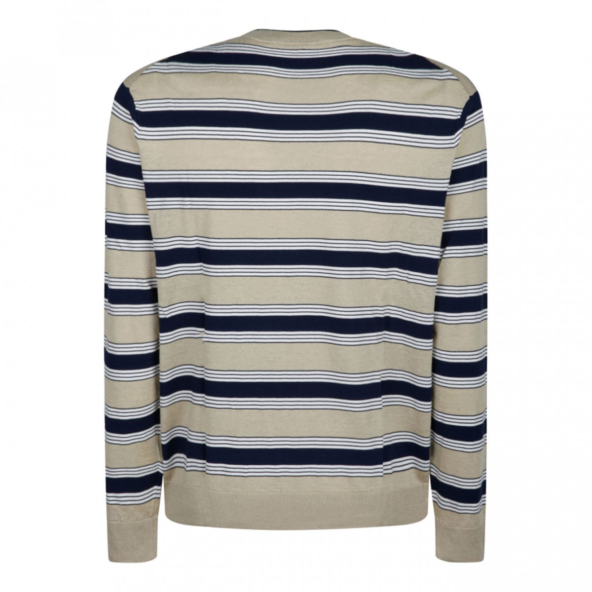 Maison Kitsun Multicolour Striped Jumper