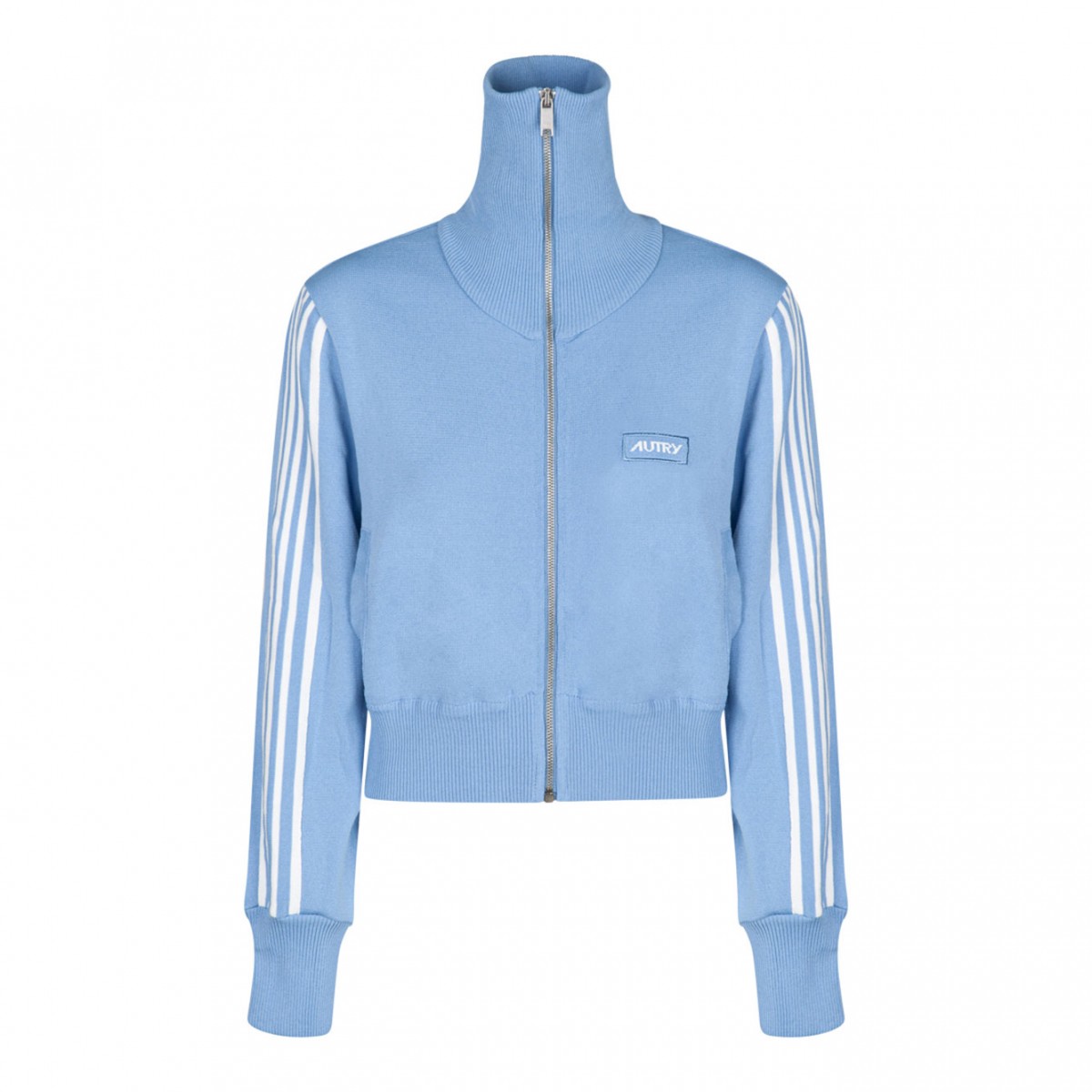 Full Zip Knitted Sweatshirt