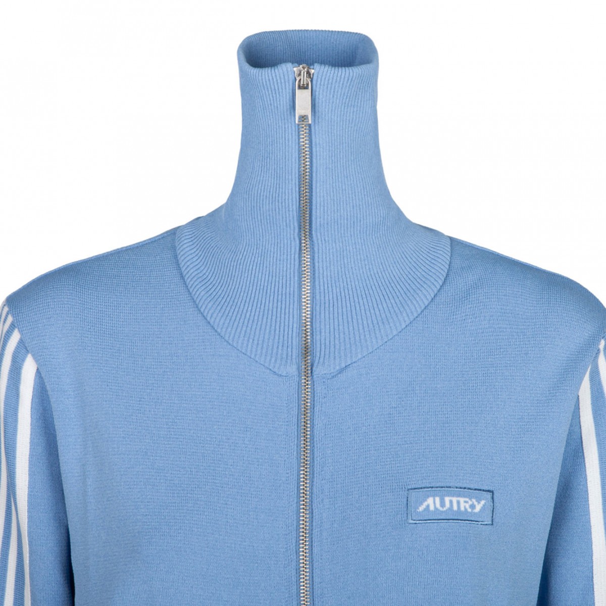 Full Zip Knitted Sweatshirt