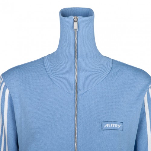 Full Zip Knitted Sweatshirt