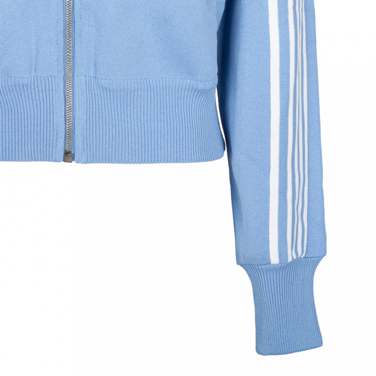 Full Zip Knitted Sweatshirt