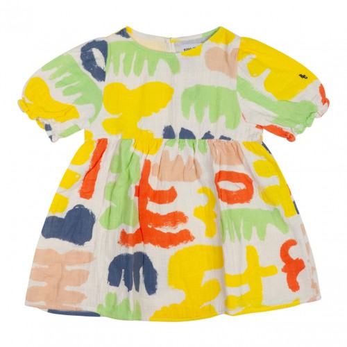 Carnival Abstract Print Dress