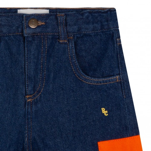 Contrast Patched Jeans