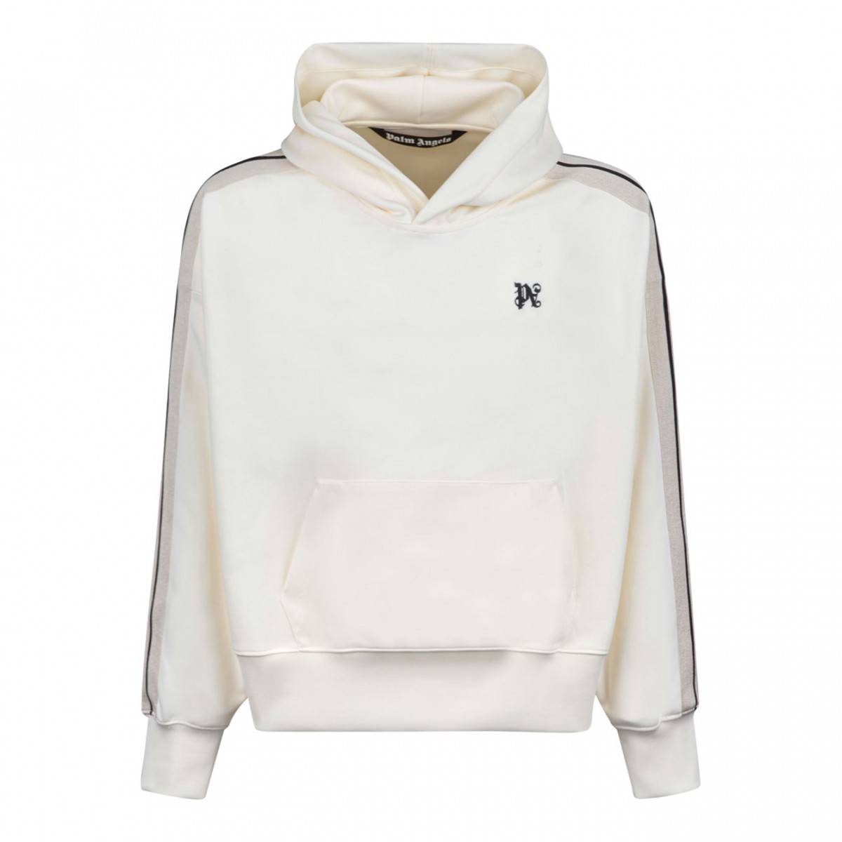 Embroidered Monogram White Hoodie