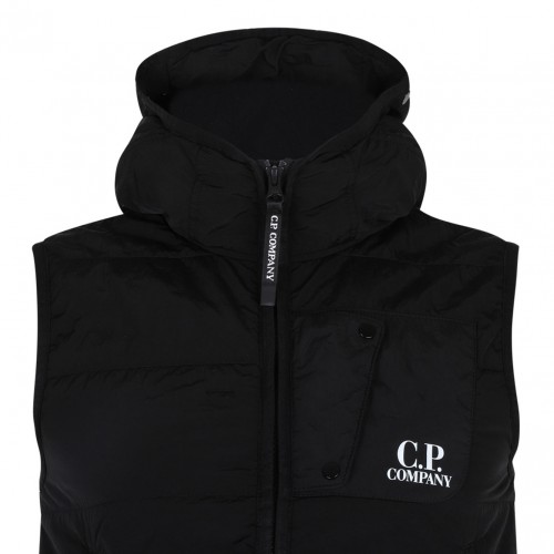 Black Padded Gilet