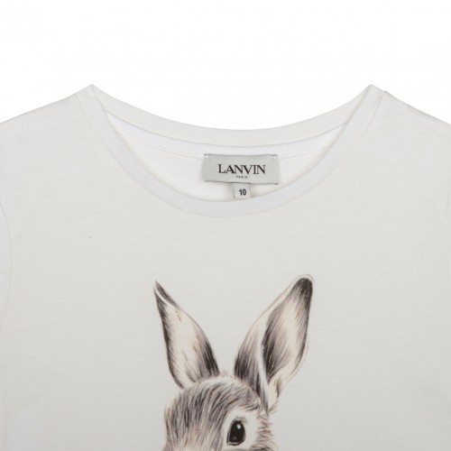 Lanvin Botanica Rubbit Print T-Shirt