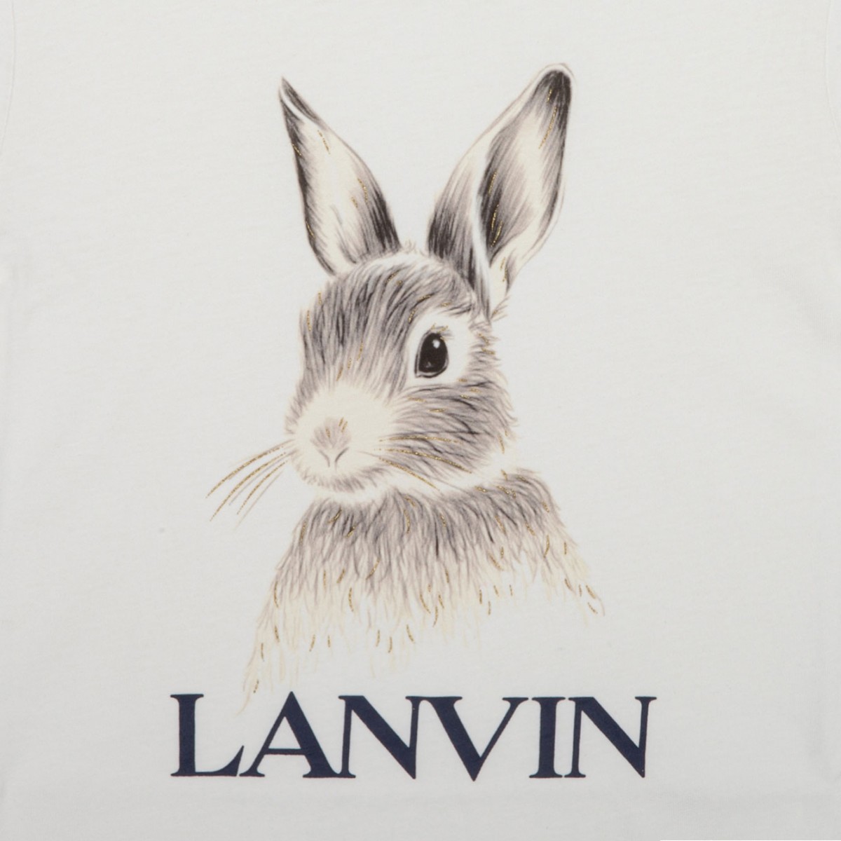 Lanvin Botanica Rubbit Print T-Shirt