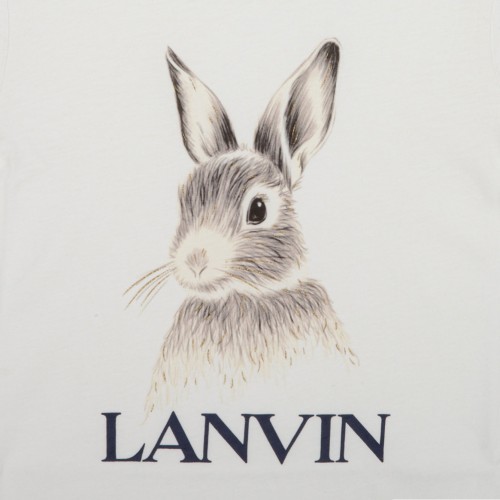 Lanvin Botanica Rubbit Print T-Shirt