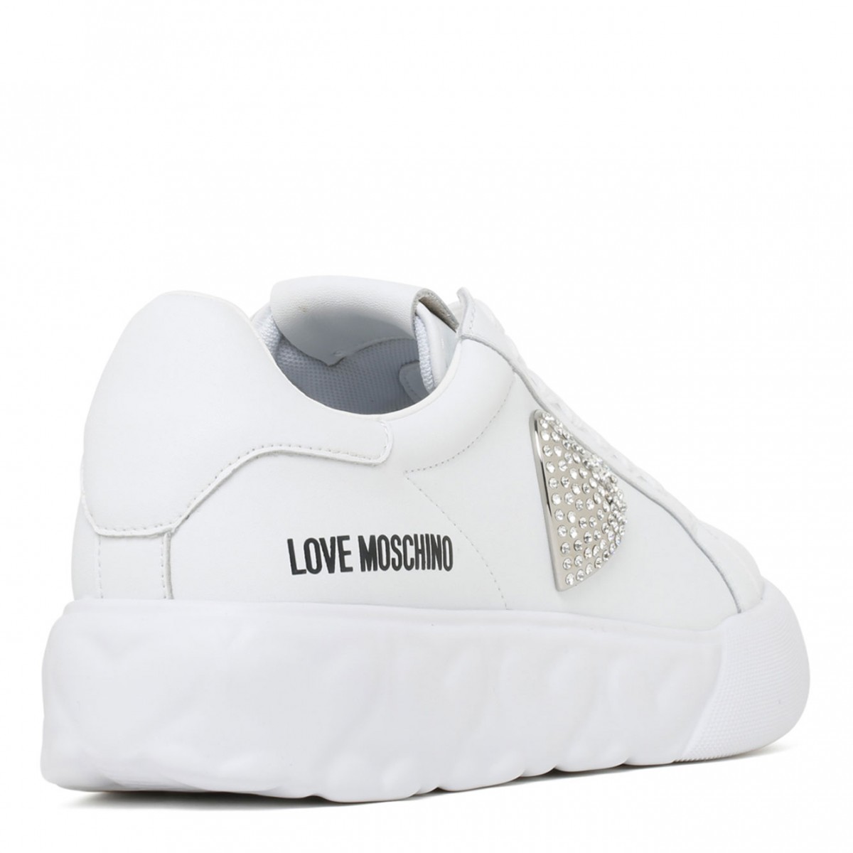 Love Moschino White Low Top Sneakers