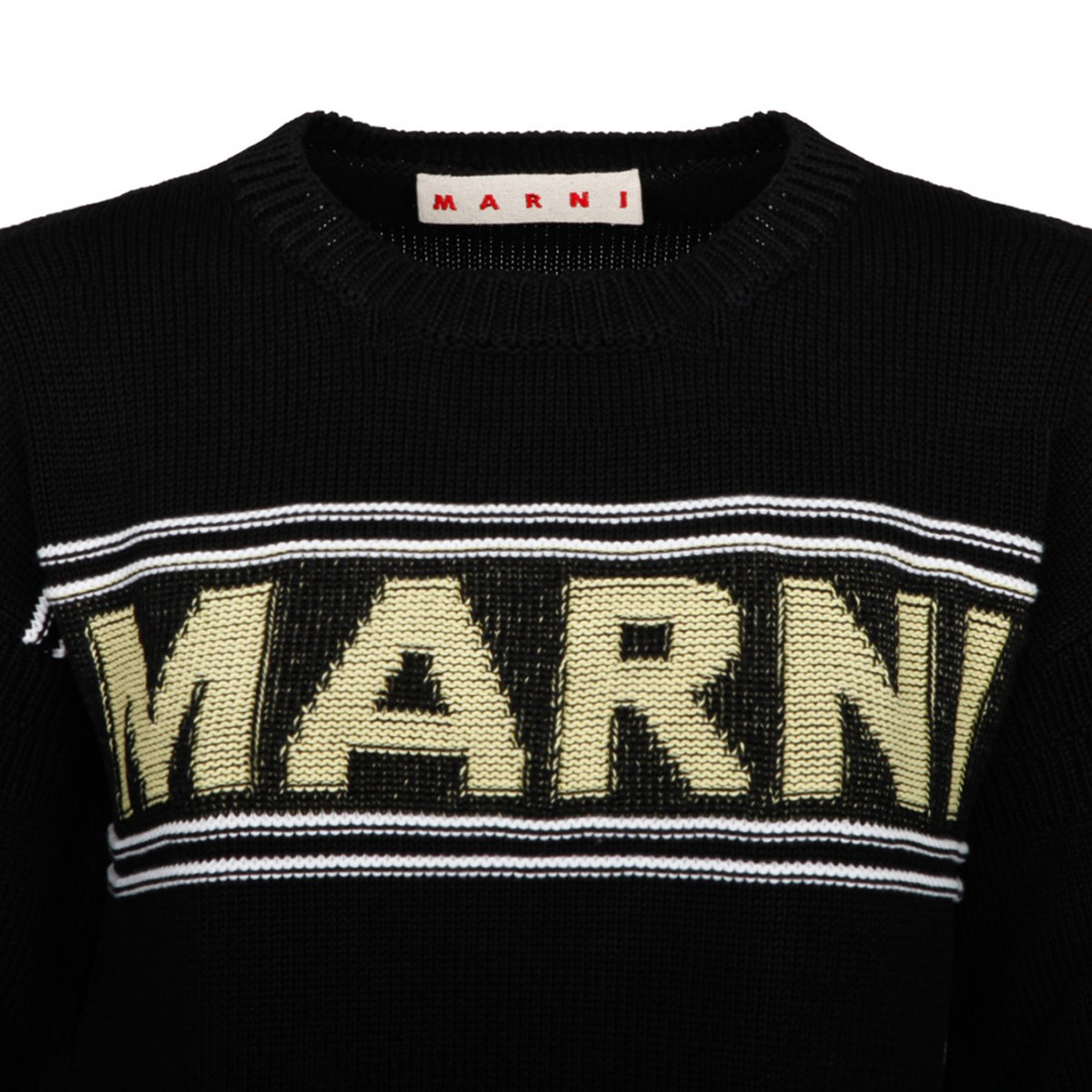 Marni Black Logo Sweater