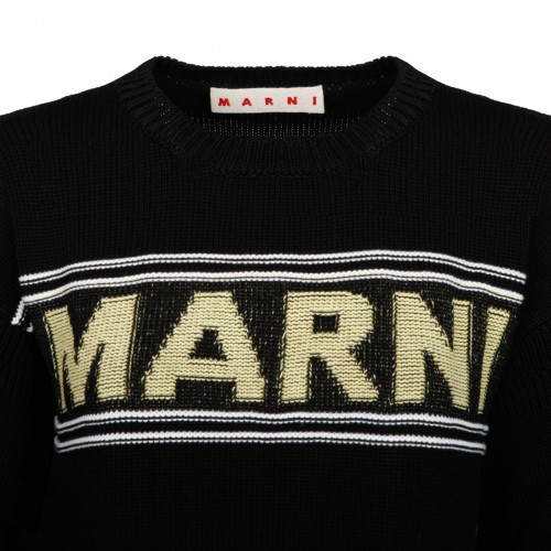 Marni Black Logo Sweater