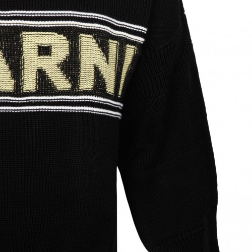 Marni Black Logo Sweater