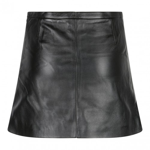 Black Mini Tailored Skirt 2