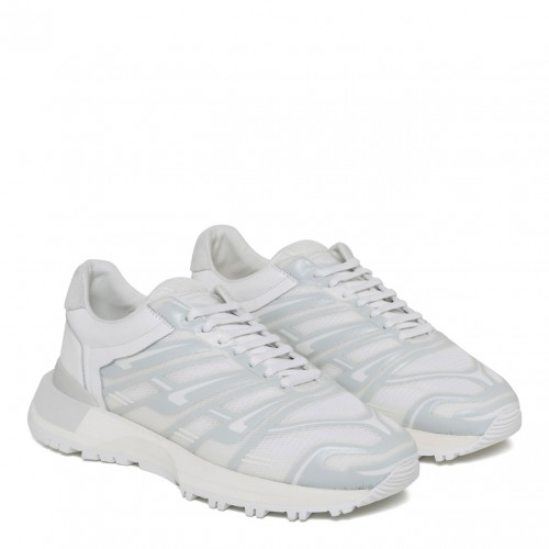 White 50/50 Sneakers