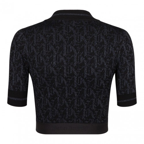 Palm Angels Black Knitted Top 2