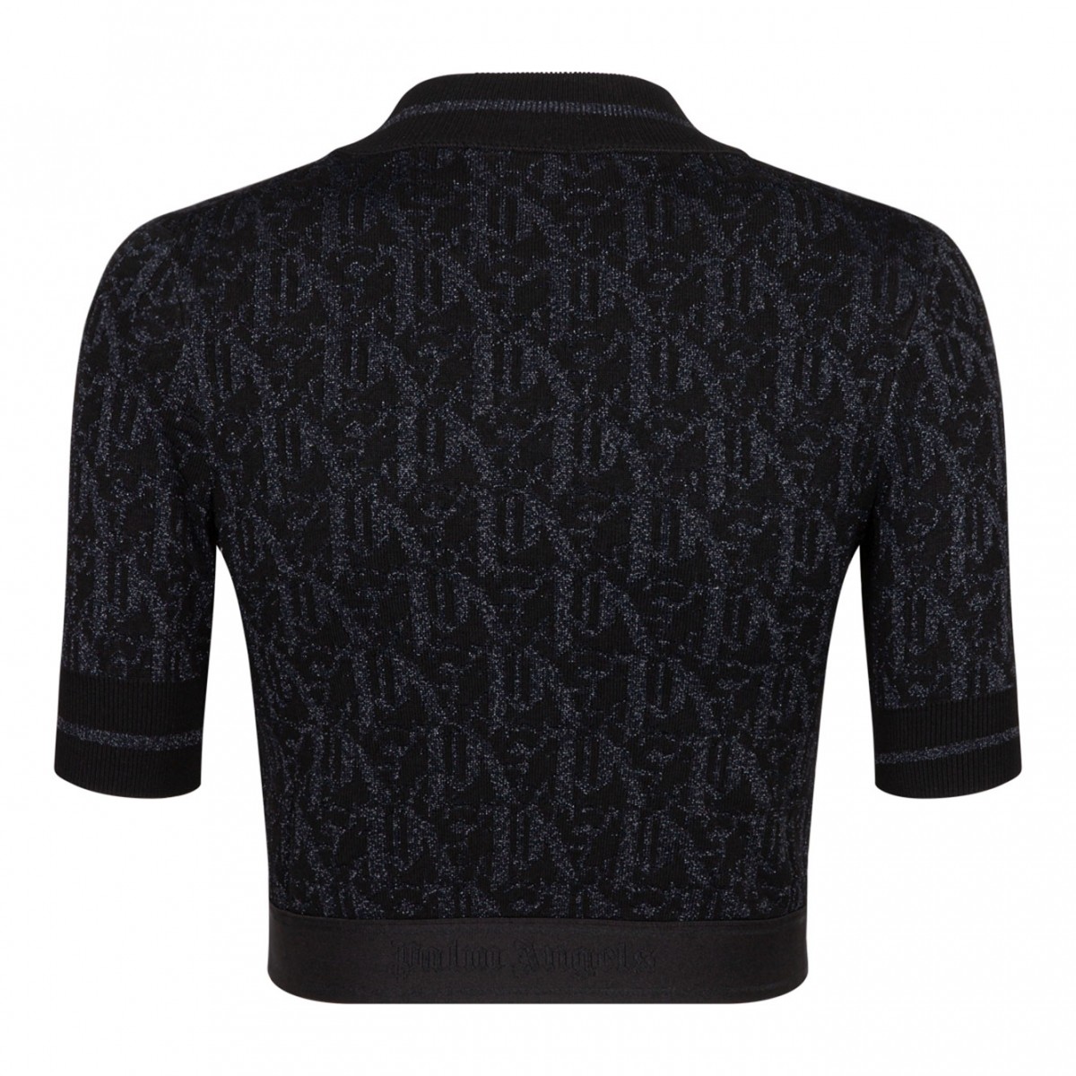 Palm Angels Black Knitted Top
