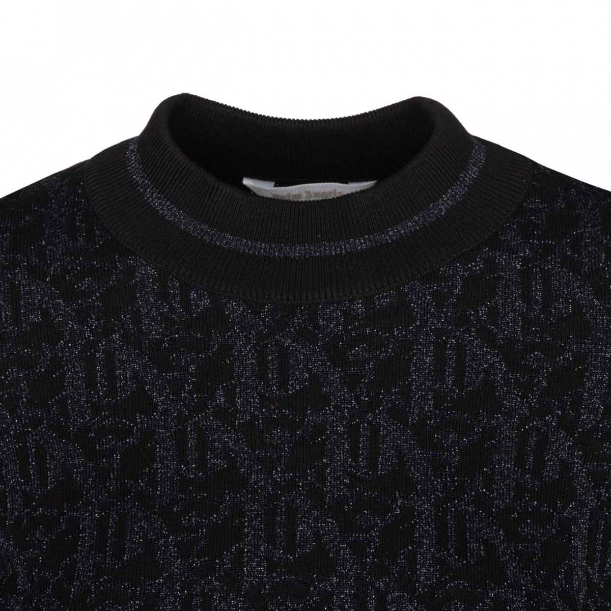 Palm Angels Black Knitted Top