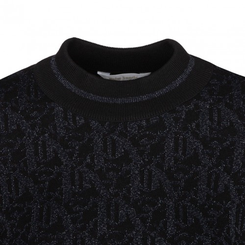 Palm Angels Black Knitted Top