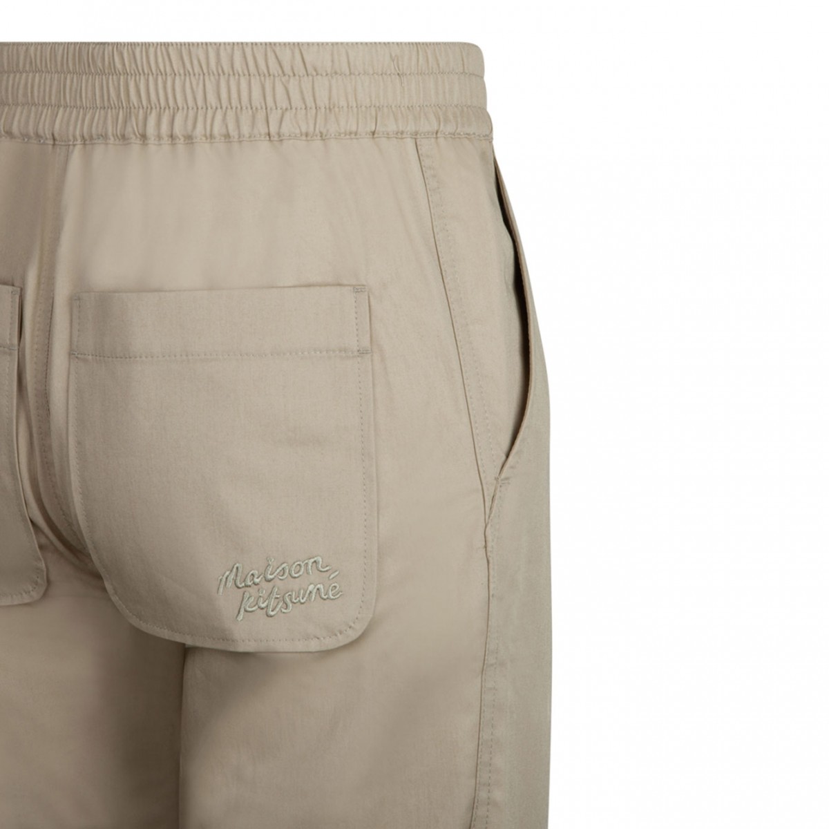 Maison Kitsun Tapered Leg Trousers