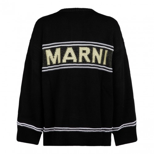 Black Wool Cardigan 2