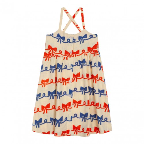 Ribbon Bow Print Dress