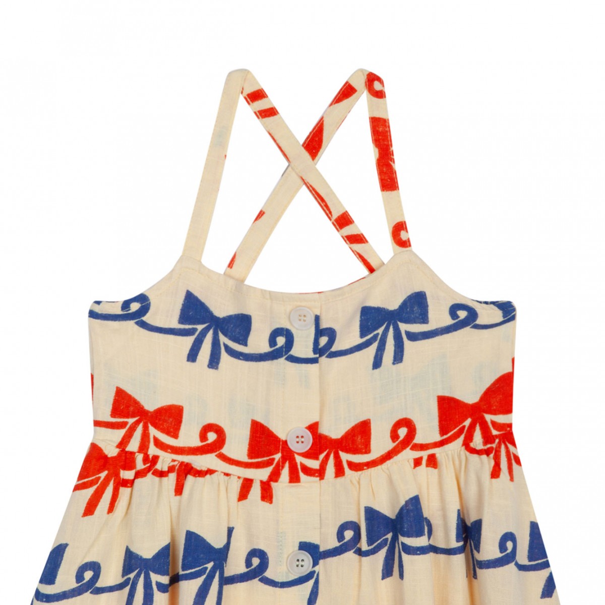 Ribbon Bow Print Dress