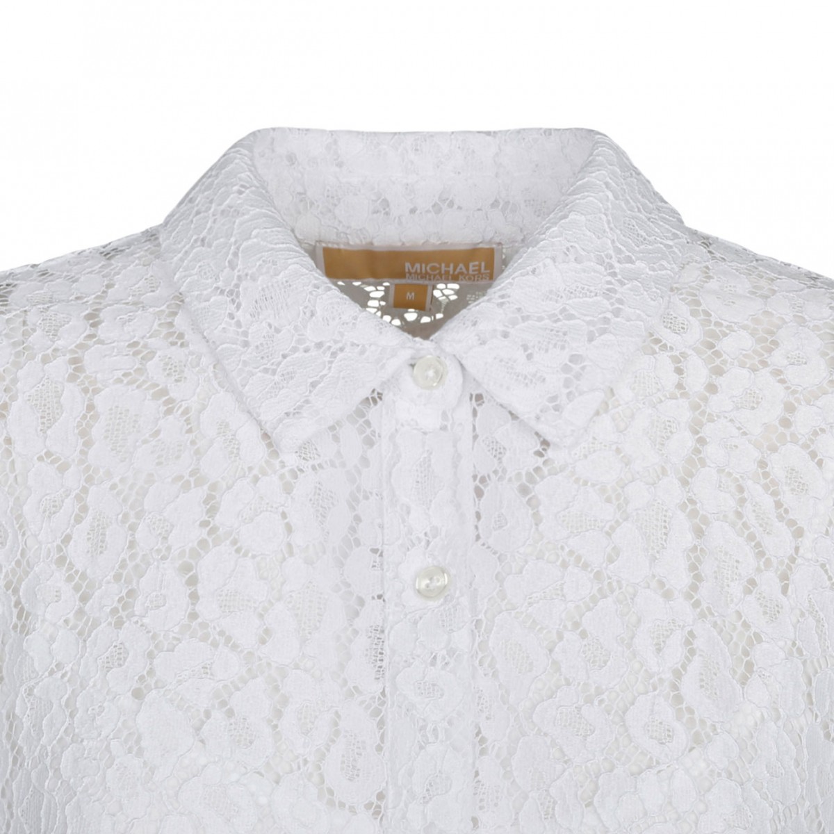 Michael Kors White Corded Lace Shirt