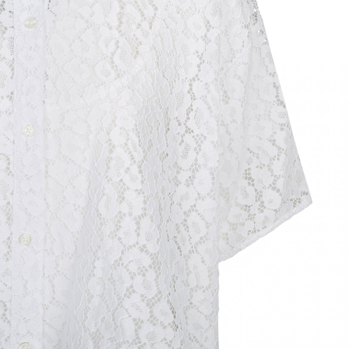 Michael Kors White Corded Lace Shirt