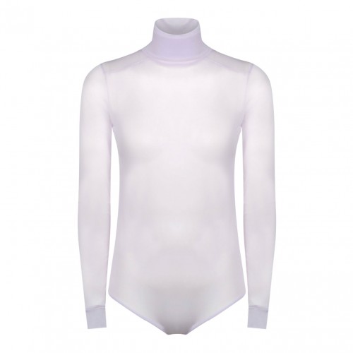 Viscose Jersey Lilac Turtleneck Bodysuit