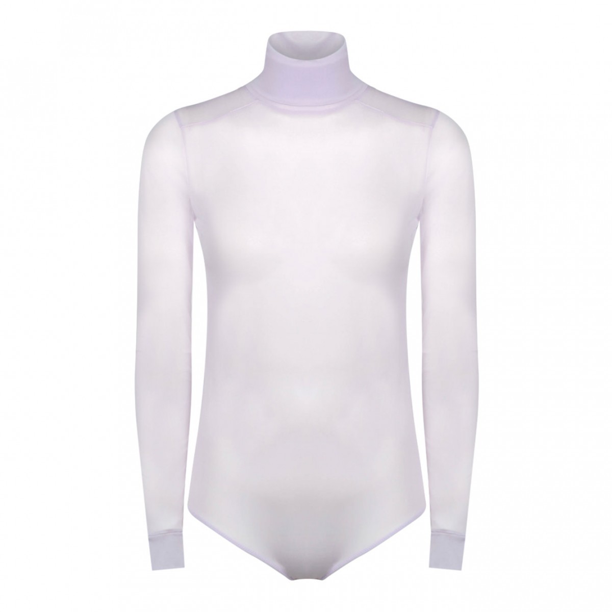 Viscose Jersey Lilac Turtleneck Bodysuit